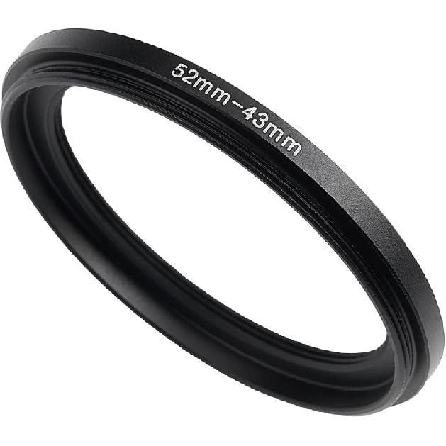 49mm To 58mm Step-Up Ring Filter Adapter for All Brands UV ND CPL Metal Ring Step-Up Rings Adapter Filter (49mm-58mm)