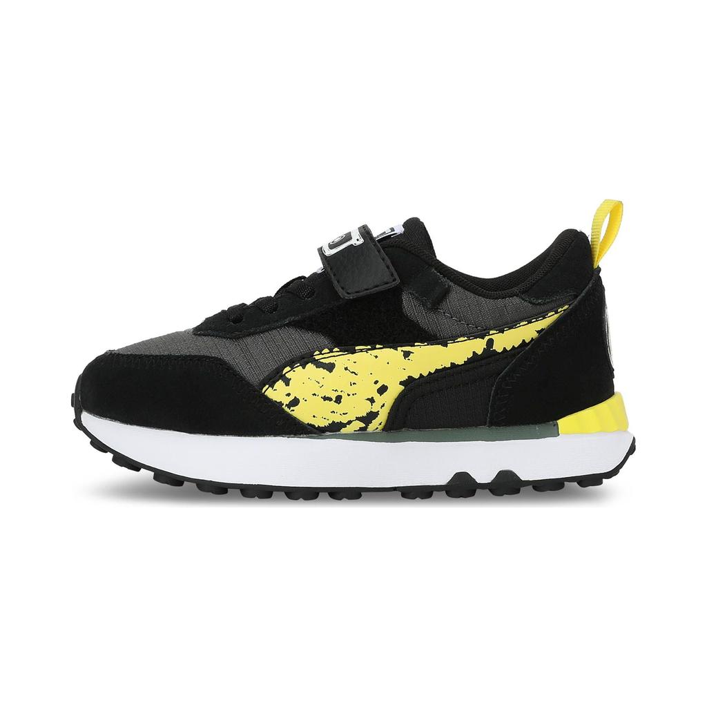 Puma Rider Fv Comfortable Waterproof Low-Top Casual Shoes Kids sneakers Black 393886-01