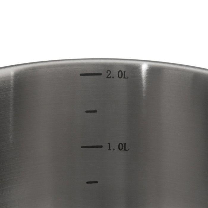 Casserole Acier inoxydable "Résilience" cuisson saine - Casserole Inox Résilience 18 cm