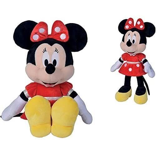 Simba- Peluche Minnie, A2102211, Noir, Rouge, Jaune