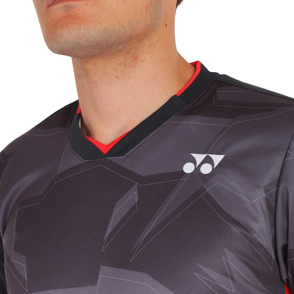 Yonex Tennis Wear Unisex Game Shirt 10474 2022FW Black S 007