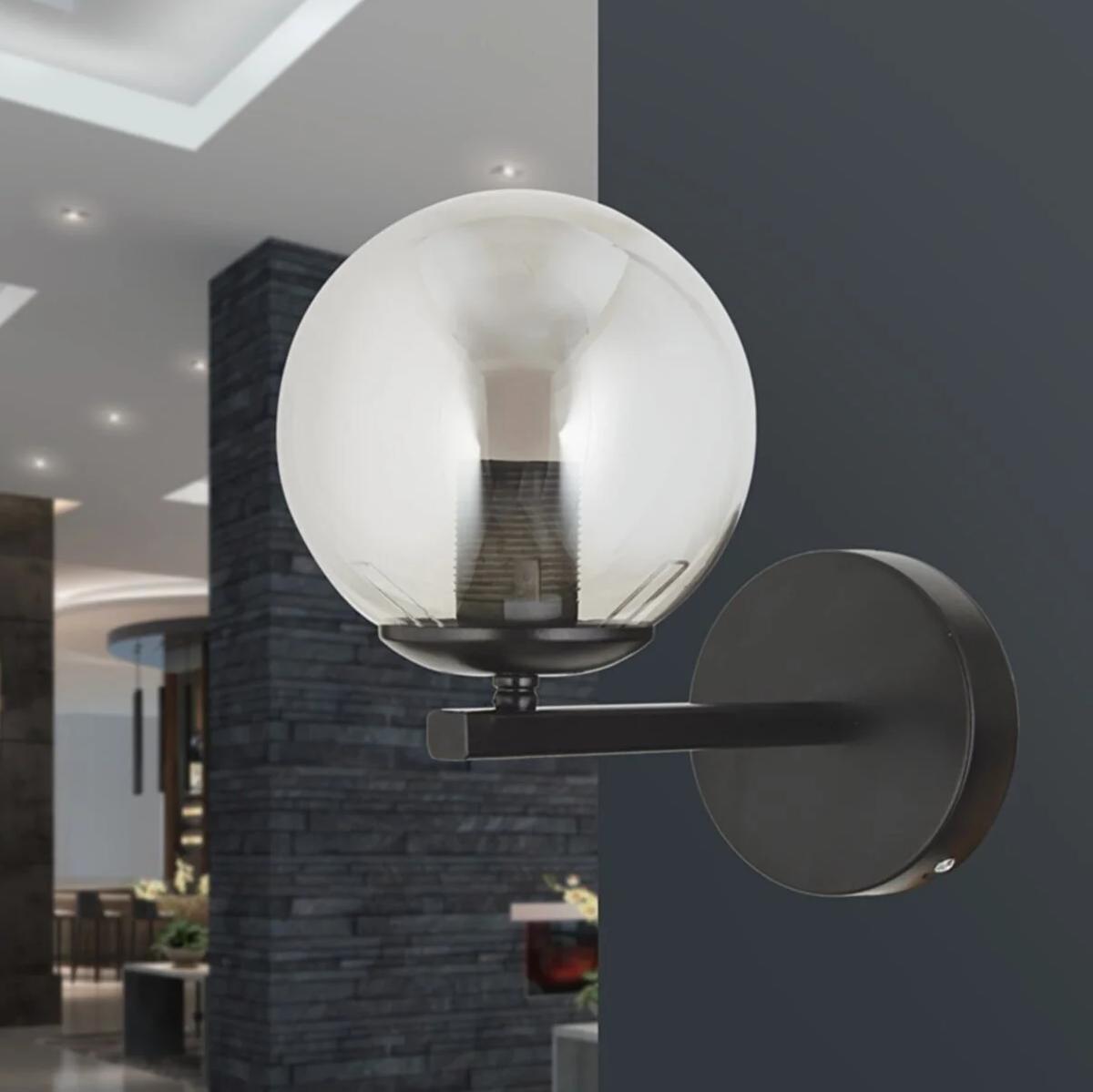 

Современный настенный бра Mirabel Single Glass - 6 различных цветовых вариантов