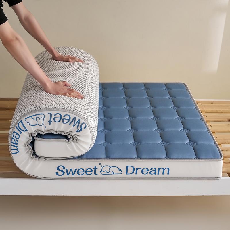 2026 New Milk Silk Latex Memory Foam Mattress for Dormitory Bunk Bed, Non-slip Single Size for Rental Rooms