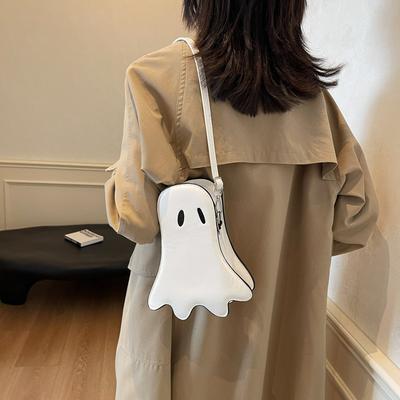 Niche Ghost Kid Backpack, Messenger Bag, Ugly Bag, Funny Creation, One Shoulder Diagonal Span Bag Tide for Men and Women