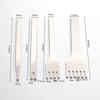 1/2/4/6 Teeth Stainless Steel Leather Stitching Punching and Chop 3mm Teeth Width Suitable for Belt Wallet DIY Leather Making