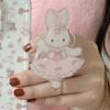 Korean Cute Ballet Bunny  Griptok Bracket For iPhone Universal Cartoon Sleeping Puppy Phone Holder Ring Support Stand Grip Tok