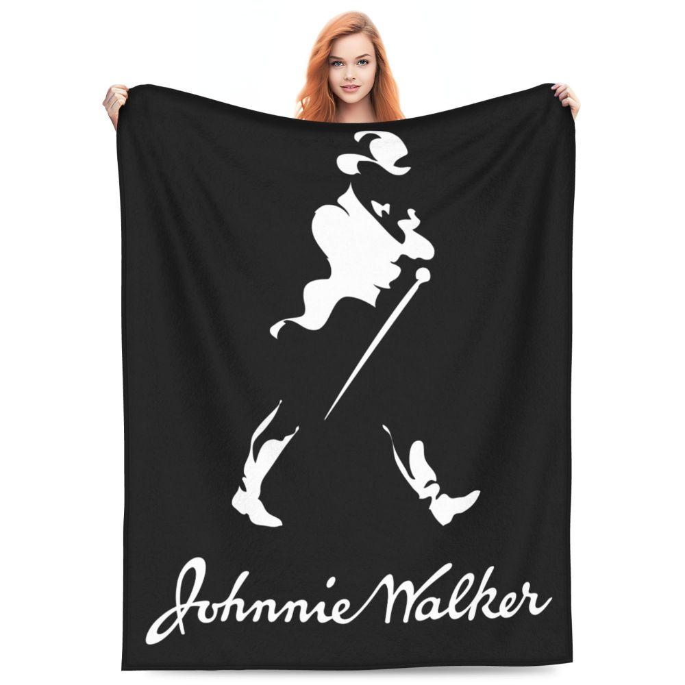 

NEW Johnnie Walker Blankets and Throws Super Soft Thermal Indoor Outdoor Blanket for Living Room Bedroom Travel 30x40in