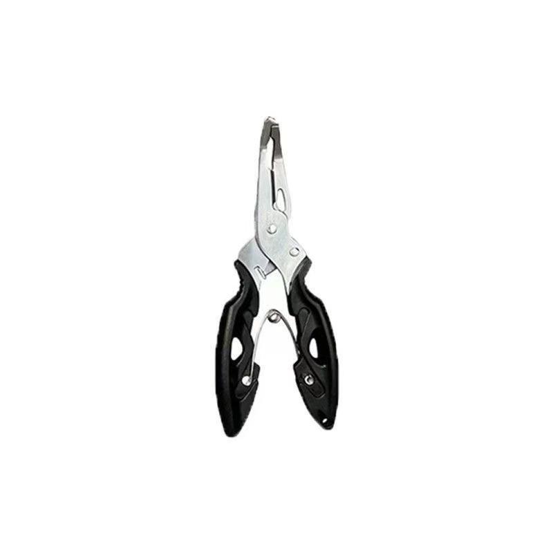 Multi-Functional Fishing Pliers: Lure Handling, Line Cutting, Hook Removal, Lead Cutting, and Line Tying Tool.
