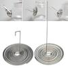 2/4Pcs Teapot Spout Strainer Portable Spiral Coffee Filter Tea Strainer Stainless Steel