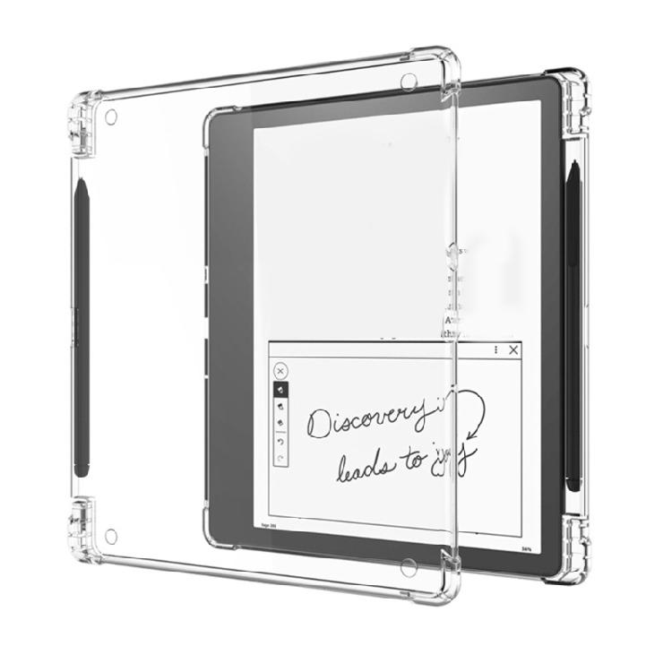 Silicone Transparents TPU Case for Scribe 10.2inch 2022/2024 with Pen Holder and Scratch Resistance Air Bag