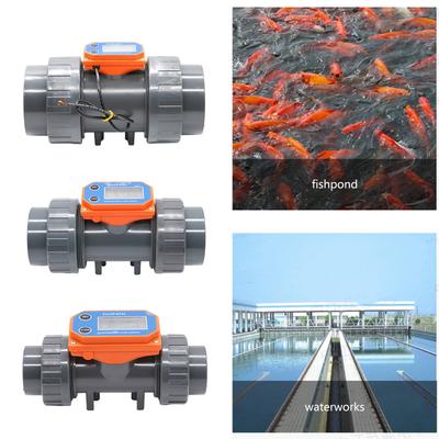 PVC Electronic Flowmeter Suitable For Accurate Liquid Measurement In Irrigation And Methanol Water Purification Systems