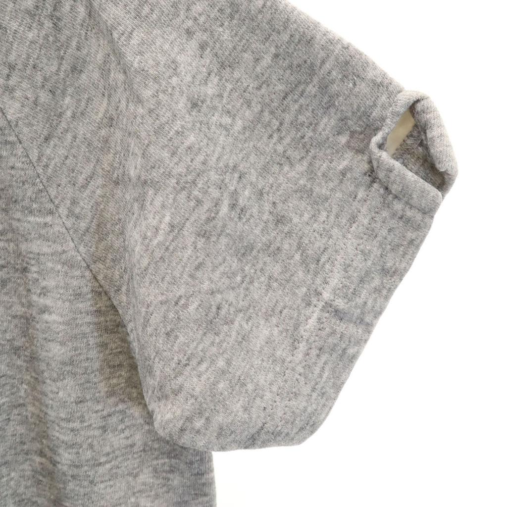 tultex 80s 90s Old Short Sleeve Sweat Gray Back Brushed Women Used