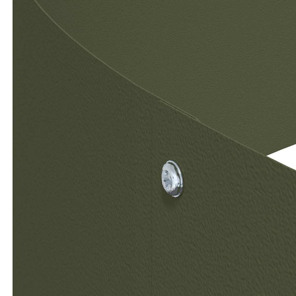 Garden Planter Olive Green 90 X 90 X 20 Cm