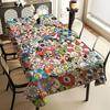 Blumen T-Takashi Kunst M-Murakami Rechteckige Tischdecken Waschbar Party Küche Esszimmer Wohnzimmer Geburtstagsdekoration Tisch