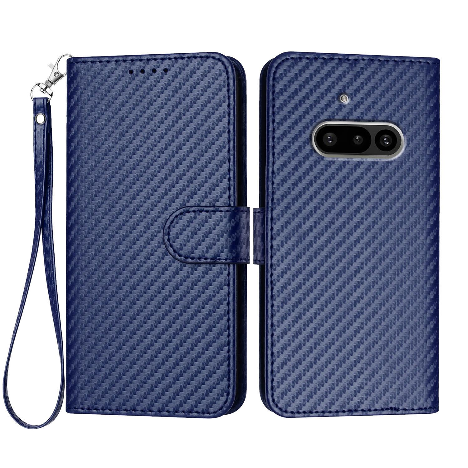 

Ні за що Телефон (3а) Чохол-гаманець з ремінцем Шкіряний мобільний чохол з текстурою вуглецевого волокна B