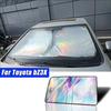 For Toyota bZ3X Car Front Window Sunshade Cover Laser Layer Heat Shield Cooling Folding Windscreen Visor Styling Accessories