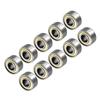 CoCud Deep Groove Ball Model 4 Mm X 9 Mm 4 Mm Chrome Double Shielded for Machinery and 10pcs Bearings, 684ZZ, Diameter, Thickness, Steel, Bearings,