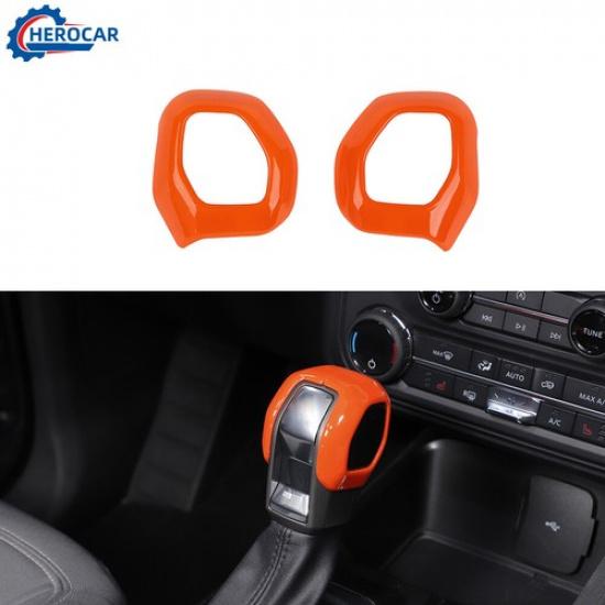 

Interior Gear Shift Knob Head Cover Decor Trim for Ford Bronco -2025 Orange
