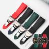 Arc Interface Natural Rubber Silione Watchband 22mm for Tudor Black Bay 1958 GMT 41mm Pelagos Blue Green Black Sport MEN Strap