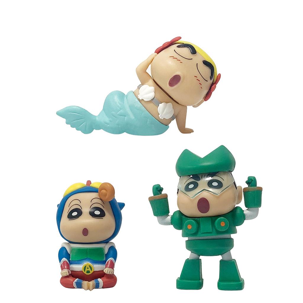 Cartoon Crayon Shinchan Figure Set With Pvc Material For Collectors And Desk Decor