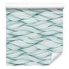 Retro Wallpaper with Irregular Waves On a White Background for the Living Room and Bedroom 50x1000