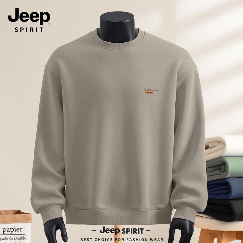 

JEEP SPIRIT Men s American Casual Loose-Fit Sweatshirt 3XL