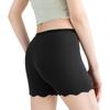 Seamless Ice Silk Anti-Exposure Plus Size Women's Safety Shorts with Non-Curling Edges