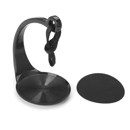 GAOHOU Spill-Free Drink Holder, Portable Anti-Vibration Cup Holder with Mug Shelf and Overflow Flap Cover, Kitchen Tool for Coffee and Tea