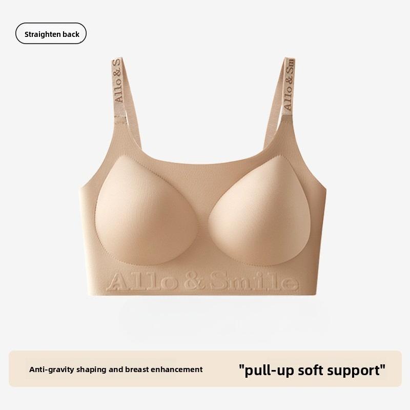 Female Fixed Cup Holder Chest Thin Anti Droop Lifting Widened No Trace Invisible Underwear