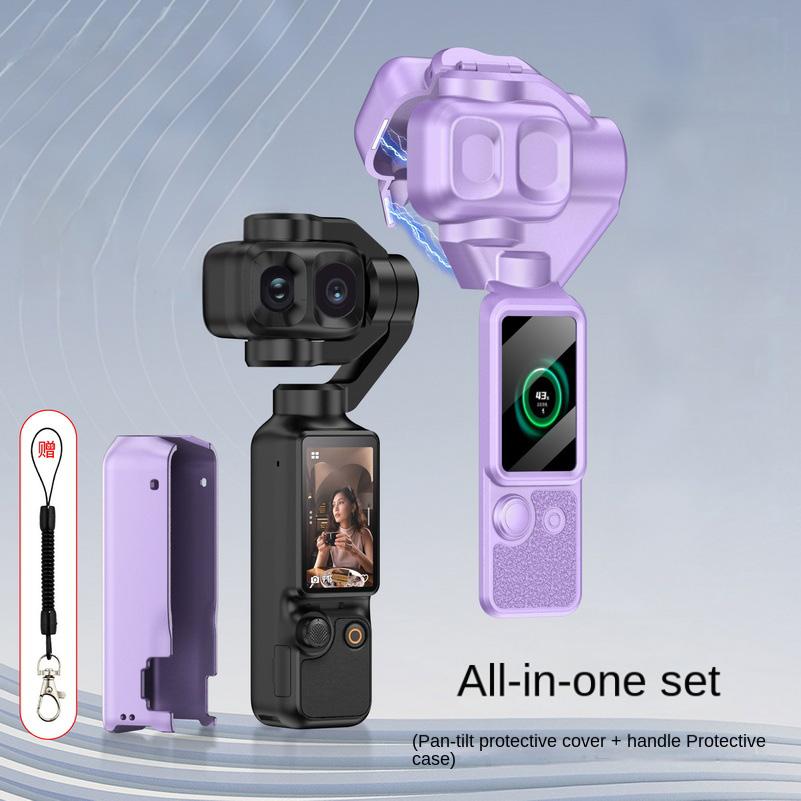 Magnetic All-around Protective Case Set For DJI Osmo Pocket 4 Pro Gimbal Cover and Handle Protective Case