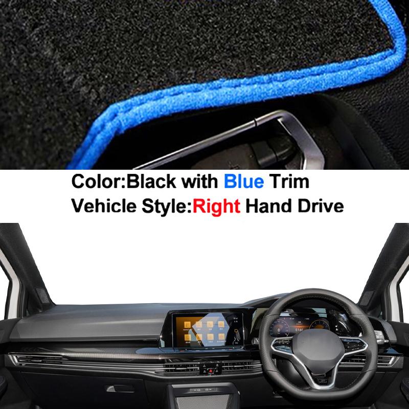 Auto Innen Armaturenbrett Abdeckung Für Volkswagen VW Golf 8 MK8 2025 2025 2025 LHD RHD Armaturenbrettmatte Teppich Cape Sonnenschutz Matte Teppich Anti-UV