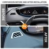 For Peugeot 3008GT 4008 2017 2018 2019 2020 LHD Front AC Vent Frame Air Conditioning Outlet Trim Sticker Cover Accessories