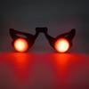 Halloween LED Luminous Glasses Carnival Party Cosplay Props Horror Red Eye Glasses Glow in The Dark Kids Trick or Treat Gifts