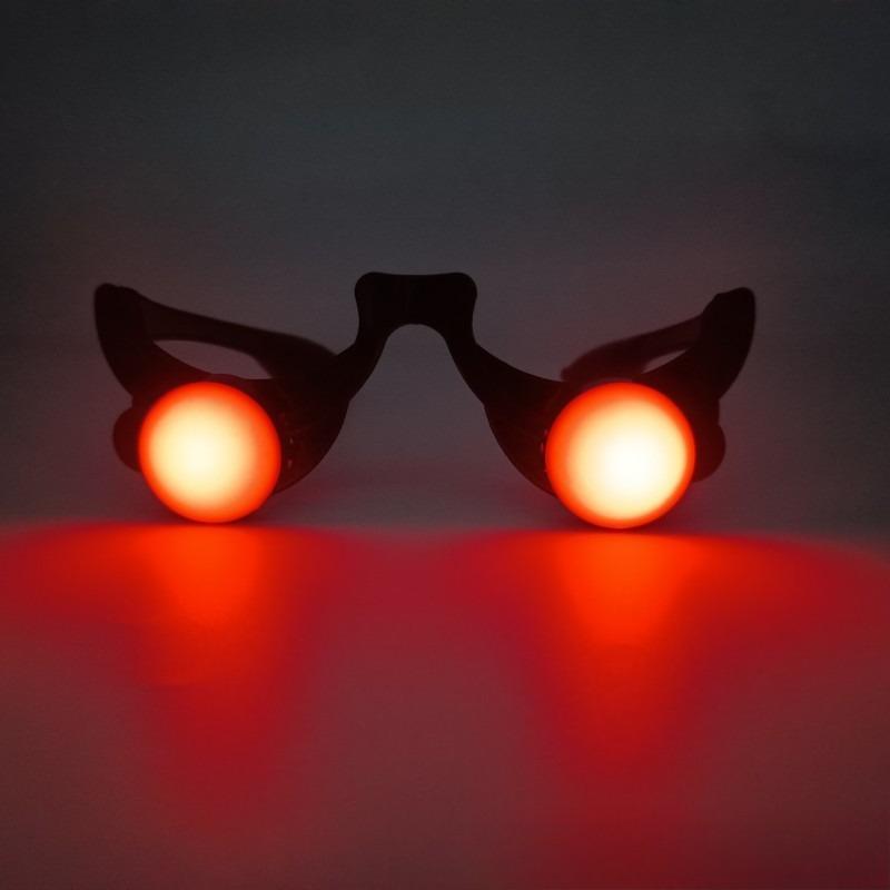 Halloween LED Luminous Glasses Carnival Party Cosplay Props Horror Red Eye Glasses Glow in The Dark Kids Trick or Treat Gifts