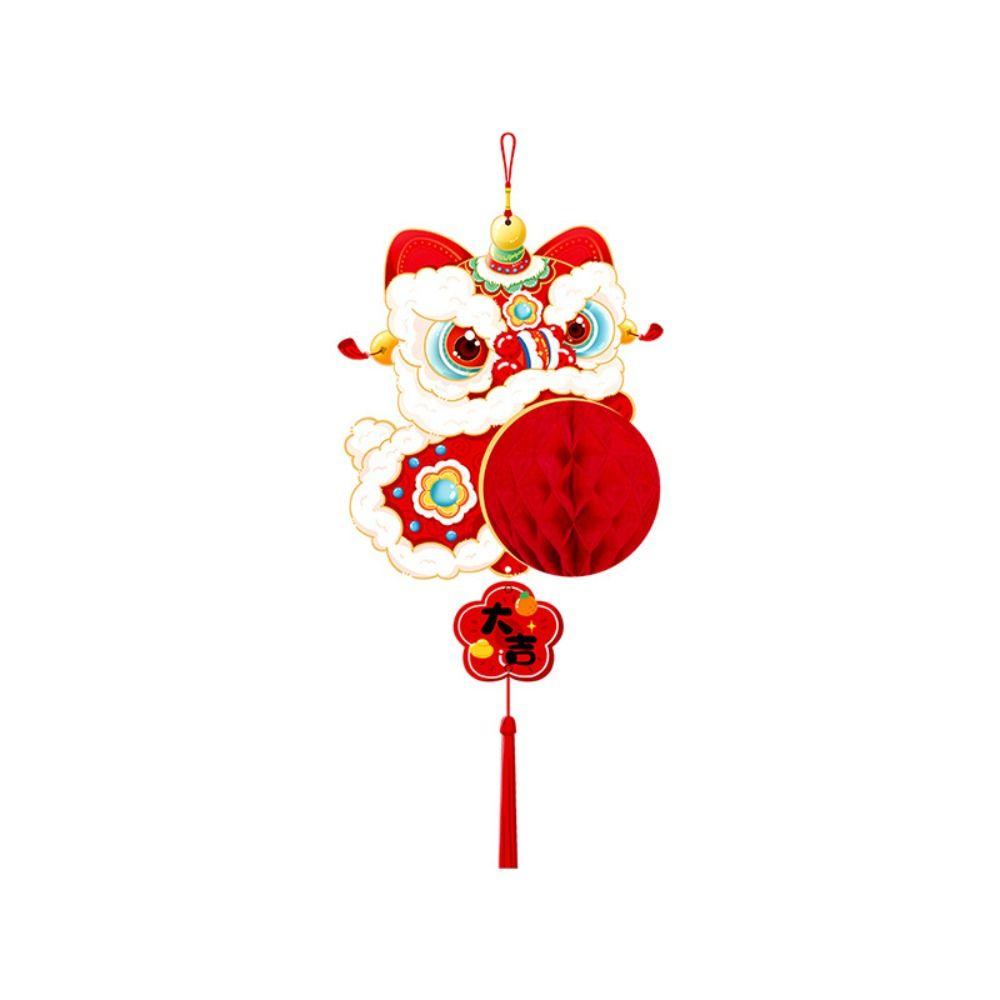 Paper New Year Pendant Red Hanging Lantern Creative Red Lantern  New Year