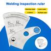 Fan Shaped Weld Gauge Lightweight 0-20mm Bridge Cam Gauge for Construction Industry
