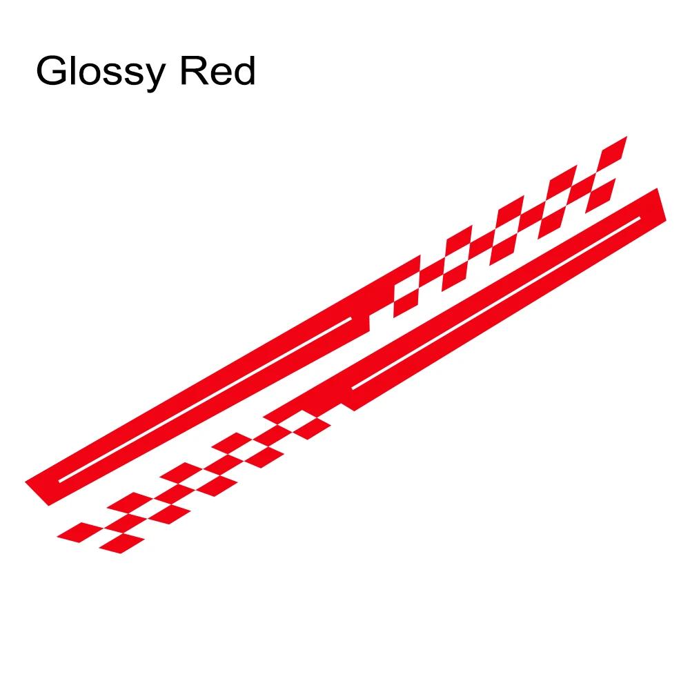 2PCS Car Side Door Long Stripes Stickers self-adhesive Racing Sport Styling Vinyl Decal Car Body Decoration Stickers Accessories