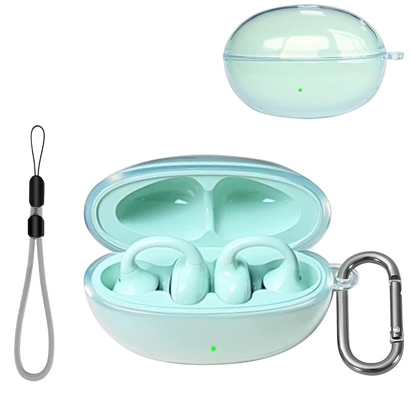 

Edifier LolliClip for case Cover [YANMONGI] Wireless earphones clear transparent protective cover TPU material Prevention of yellowing protective case
