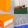 18 Pcs Multi-color 8.26x5.9in Gift Bag, Craft Gift Bag, Birthday, Wedding, Party Christmas Halloween Paper Bag, Kraft Paper Bag