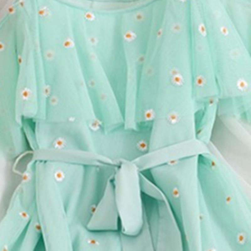 

YYFS Женская мода лето весна цветочный узор принт короткий рукав одно плечо высокая талия повседневные платья Size: One Size зелёный