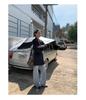 NEWOPEN 2025 Early Spring Korean-Style Women's Double-Breasted Waist-Hugging Blazer C3588