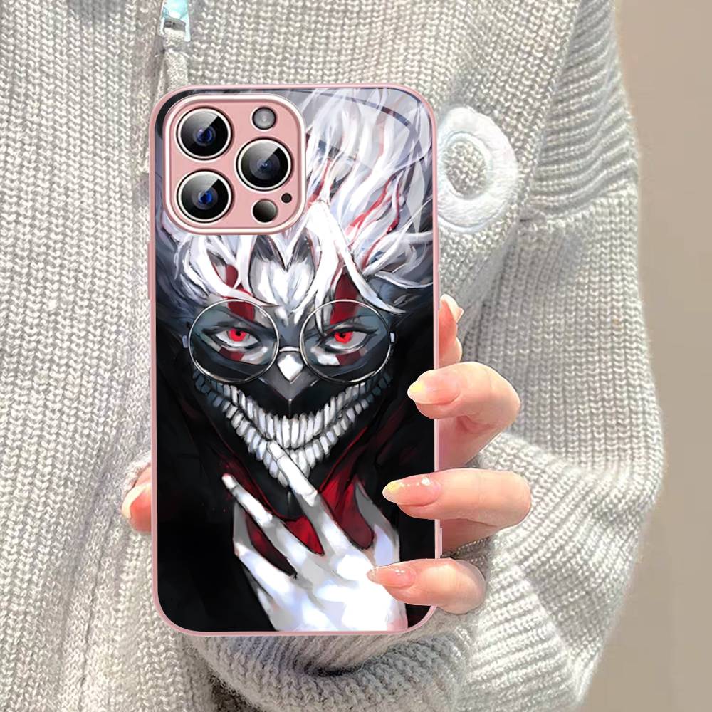 Hot Blooded Fantasy D-DandadanS Anime For IPhone 14 13 12 Mini 11 Pro XS Max X XR 14 Plus Tempered Glass Cover