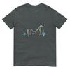 Heartbeat Cat Lover Animal Silhouette Cute Cat Tshirt