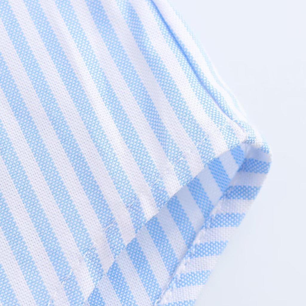 ZARZ DIY Women's Versatile Fashion Striped Oxford Shirt