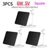 1-3PCS Solar Panel Camera Charger 360°Adjustable Wall Mount Camera Solar Panel for Arlo Essential Spotlight/XL Spotlight Camera