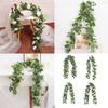 Realistic 180cm Eucalyptuses Vine Display Ornament Feature 60 Blooms Head Ideal For Party And Event Decoration