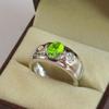 Peridot Oval Cut Gemstone With 925 Sterling Silver Ring For Men's #B444 JL375683852261