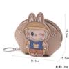 New Cute and Fashionable Labubu Wallet Keychain Cartoon Doll Keybag Earphone Storage Bag 5452 CLE
