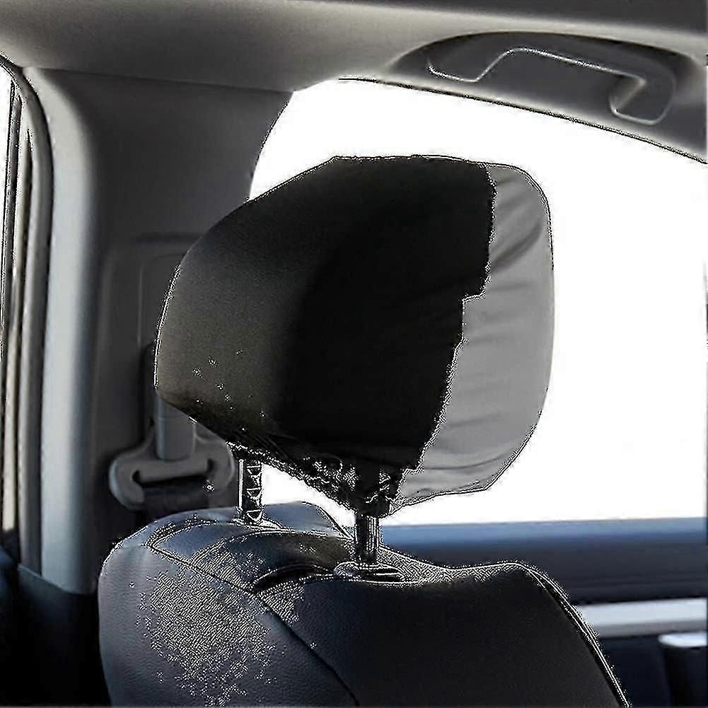 Pack Of 4 Car  Dustproof Washable Headrest Covers Removable Universal For Car Seats Accessories