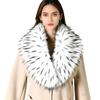 Soft Collar Winter Scarf Warm Plush Shawl For Women Men Lightweight Polyester Cold Weather Accessory